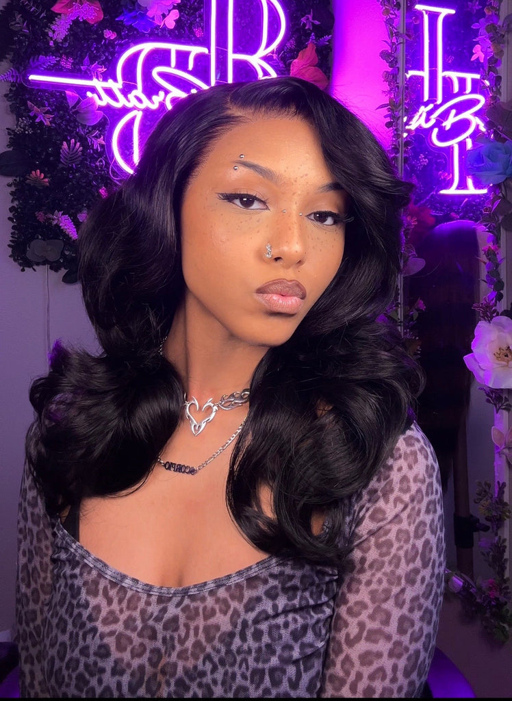 Glueless layered side part