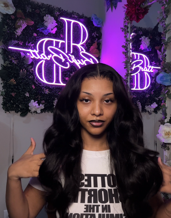 26” body wave 13*4