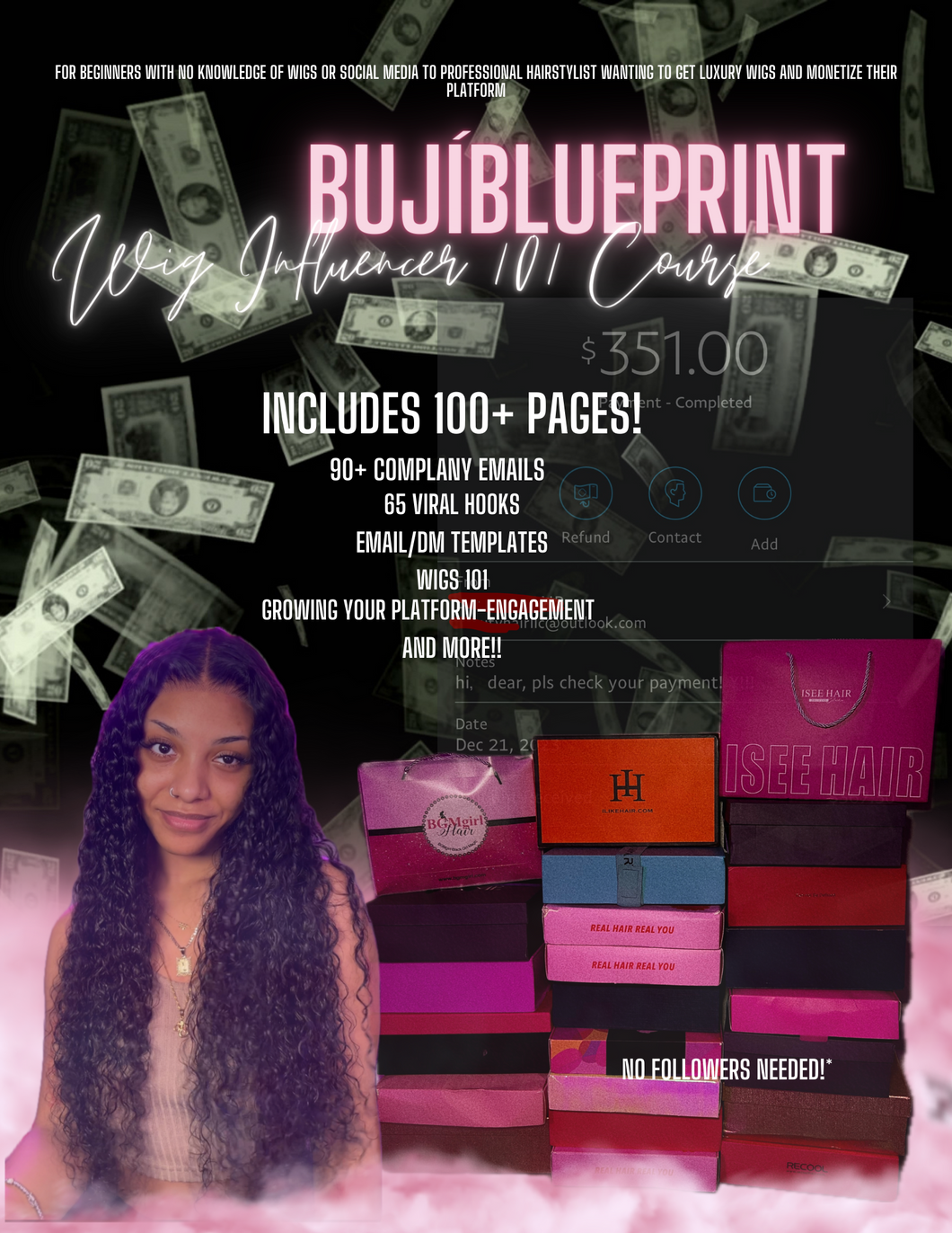 BUJÍBLUEPRINT: Wig Influencer 101 Course